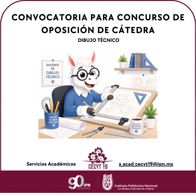 CONVOCATORIA PARA CONCURSO DE OPOSICIÓN DE CÁTEDRA